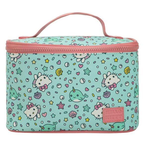 Hello Kitty Handbags - Hello Kitty Under the Sea Carry All Bag - Travel Cosmetic Case Toiletry Bag